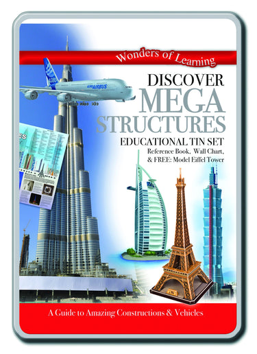 Wonders Of Learning stem Discover Mega Structures Tin Set